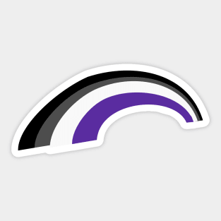 Asexual Rainbow Sticker